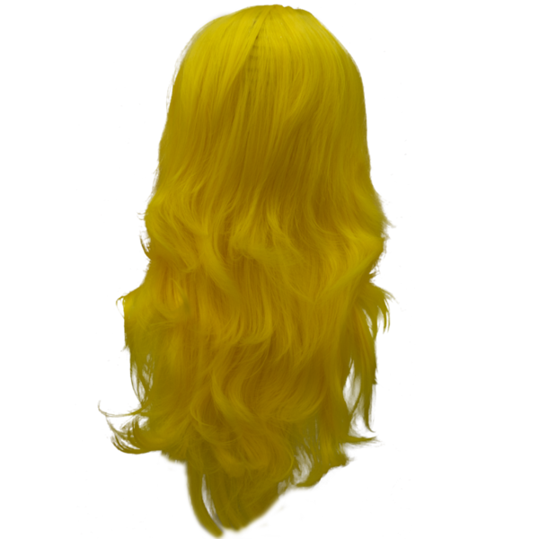 Langhaar Perücke Yellow